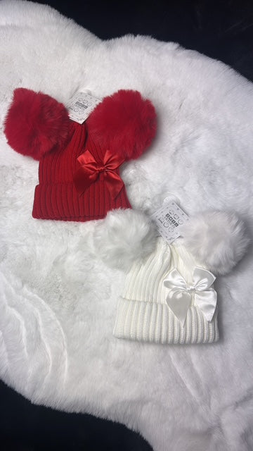 Bow Winter Hats