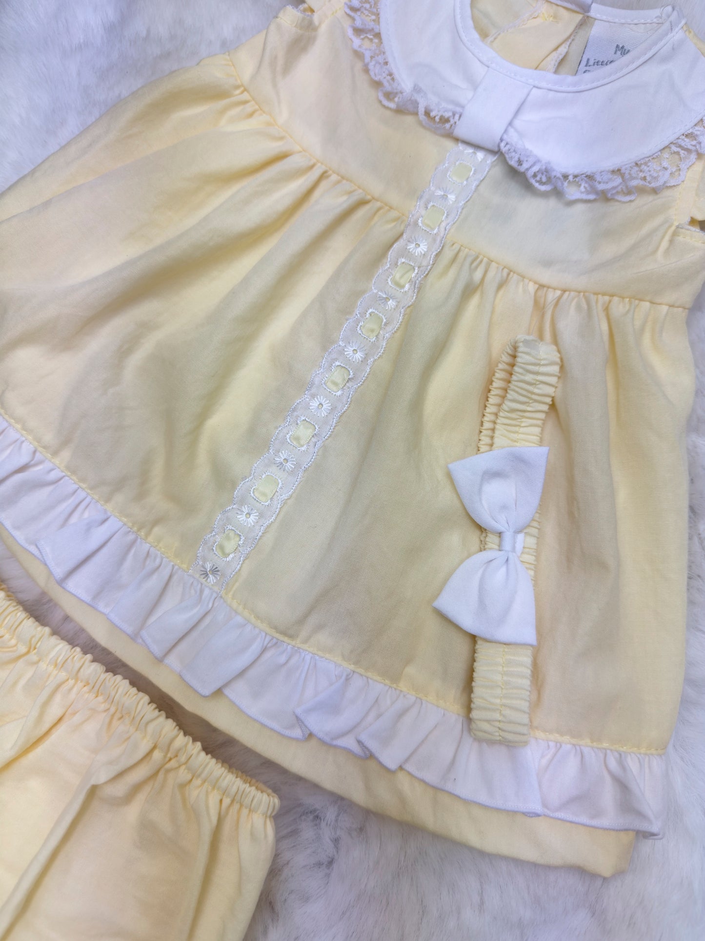 Lace & Bow Dress Set
